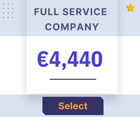 Full service company Price €4440